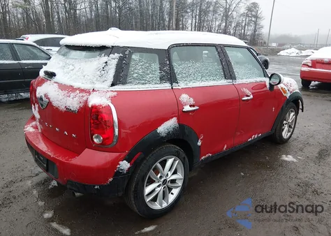 2013 Mini Countryman Cooper from USA, damaged, VIN WMWZB3C58DWM31647